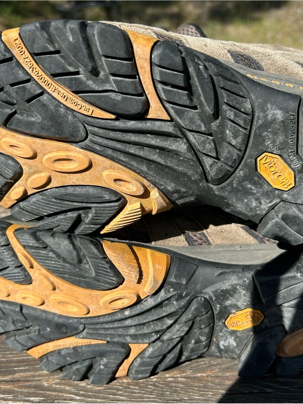 Merrell Brown and Black Men's Hiking Boots